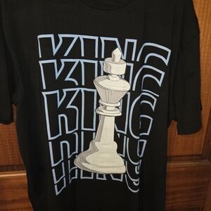 KING Graphic T-Shirt with Chess Design